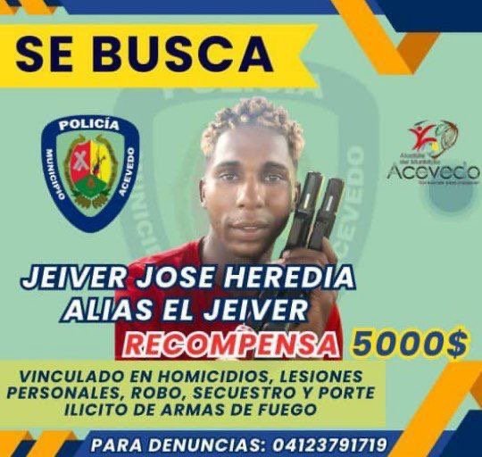 Ofrecen $5000 por información que de con la captura de antisocial (+FOTO) Ofrecen $5000 por información que de con la captura de antisocial (+FOTO)