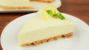 ¡Así se prepara este postre de limón en su versión ligera!