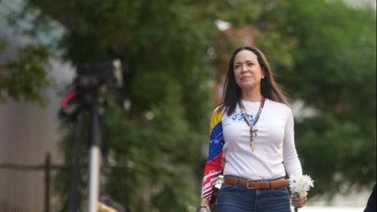 La cartera azul de María Corina Machado existe y aquí están las fotos