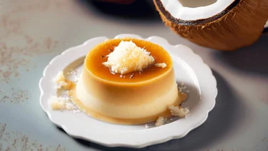 Prepara un exquisito flan de coco en menos de 30 minutos