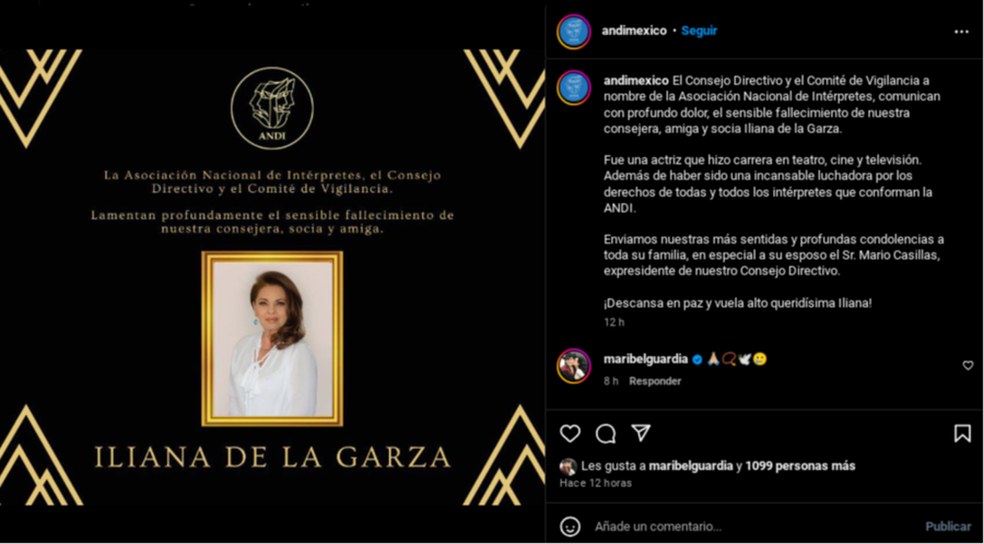 Fallece Iliana de la Garza: actriz de "La Rosa de Guadalupe" y "Mujer, casos de la vida real"