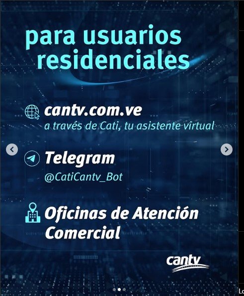 Cantv ofrece diversos canales de atención al cliente: Estos son Cantv ofrece diversos canales de atención al cliente: Estos son