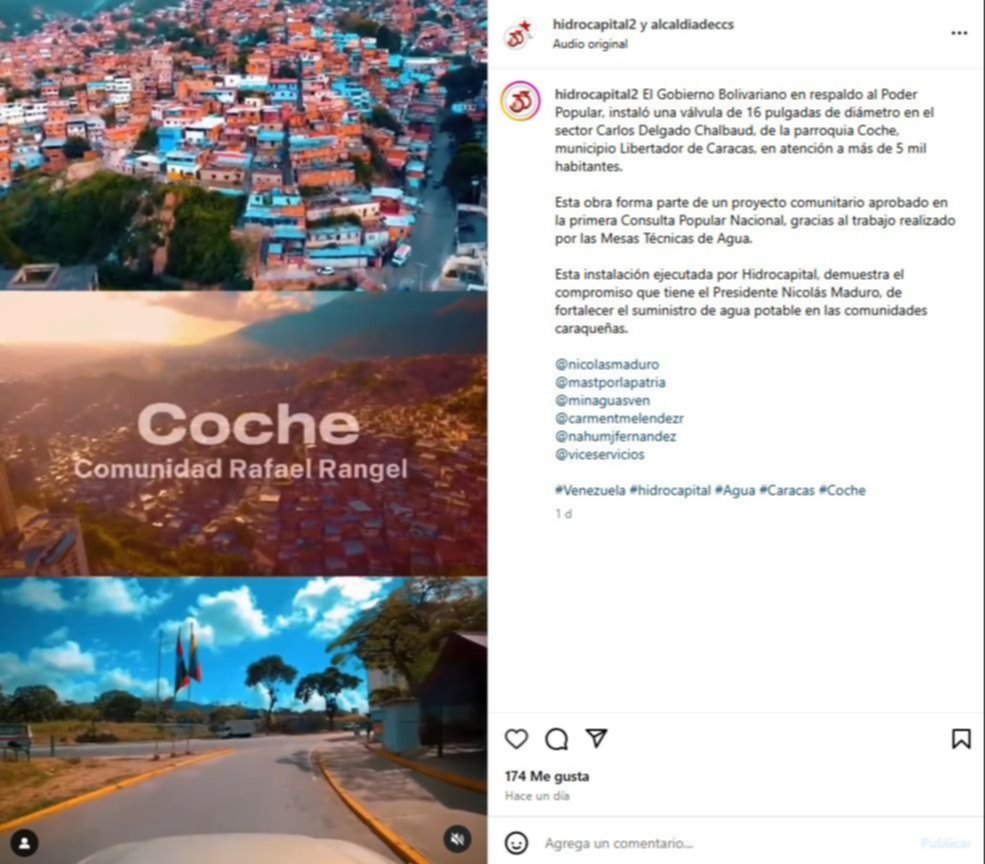 Realizan trabajos para optimizar el servicio de agua en Coche y Petare: Sepa cuáles Realizan trabajos para optimizar el servicio de agua en Coche y Petare: Sepa cuáles