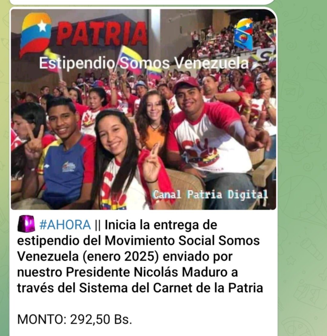 Carnet de la Patria: Comienza el pago de dos nuevos bonos este 18 de enero Carnet de la Patria: Comienza el pago de dos nuevos bonos este 18 de enero