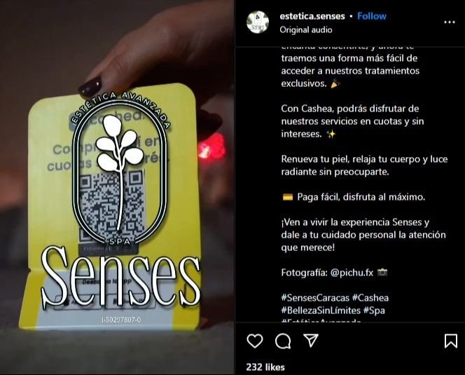 Una nueva estética se afilia a Cashea y está en Caracas Una nueva estética se afilia a Cashea y está en Caracas