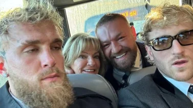 ¿Limaron asperezas?: Captan a Jake Paul y Conor McGregor asistiendo juntos a la juramentación de Trump
