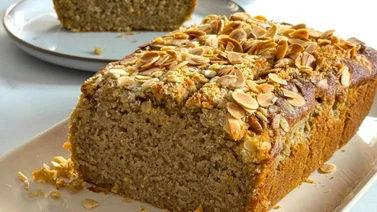 Tres ingredientes indispensables para hacer una deliciosa torta de cambur y avena