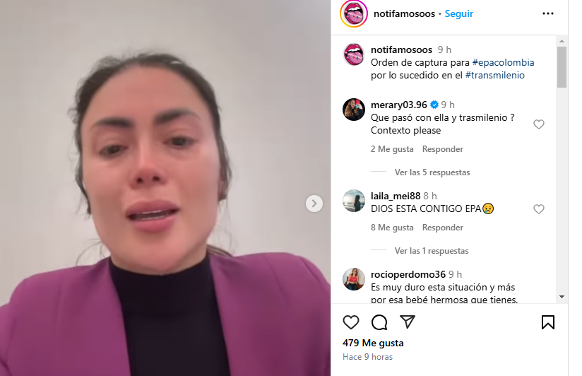 Captura de 'Epa Colombia': Por este video le imputan tres delitos a la influencer