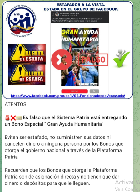 Sistema Patria: Alertan sobre nueva estafa con "bono especial"