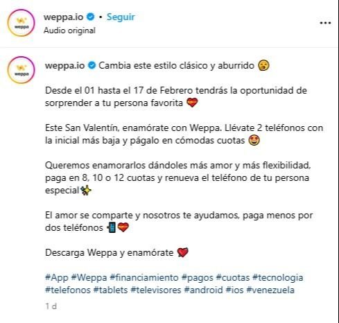 Para competir con Cashea esta App lanza promoción para enamorados: dos teléfonos en cómodas cuotas Para competir con Cashea esta App lanza promoción para enamorados: dos teléfonos en cómodas cuotas