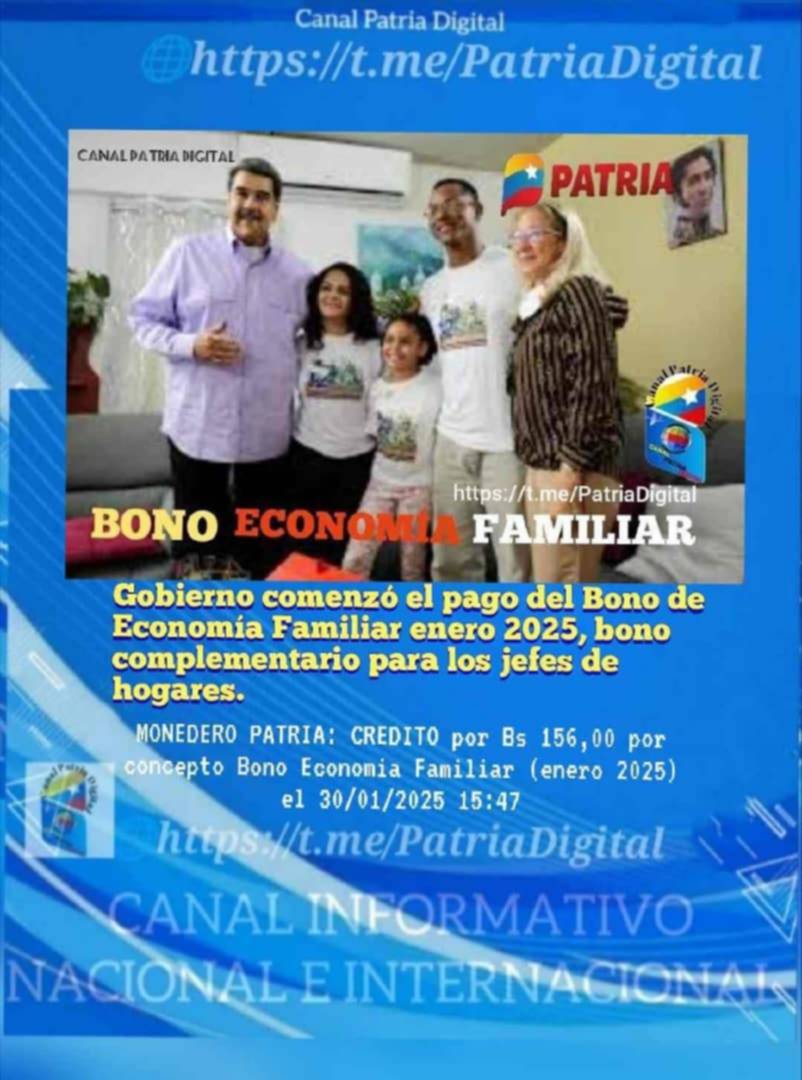 Inicia el pago del bono Economía Familiar: llega con nuevo monto