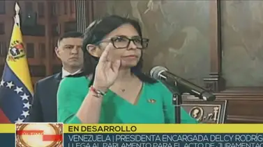 En video: Delcy Rodríguez se juramenta como presidenta encargada En video: Delcy Rodríguez se juramenta como presidenta encargada