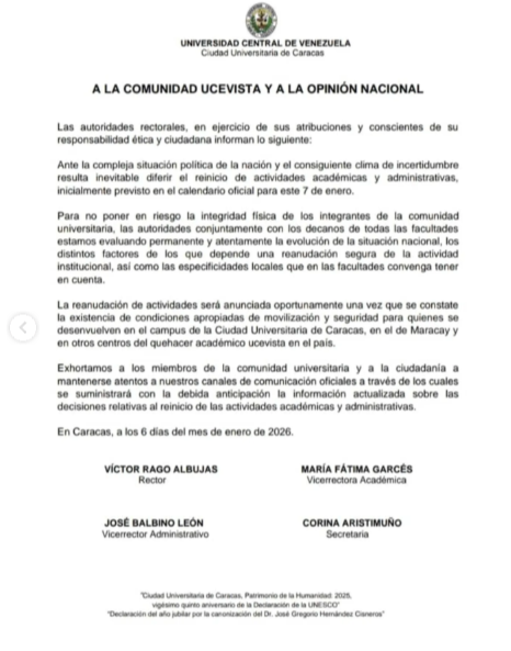 Sector universitario confirma reinicio de actividades académicas y administrativas: detalles