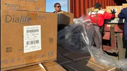 Llegó a Maiquetía primer lote de insumos: repondrá lo destruido en los ataques estadounidenses