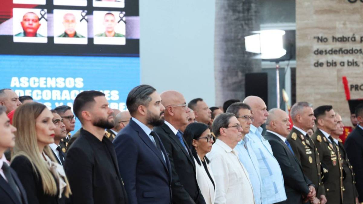 Venezuela honra a militares caídos en ataque de Estados Unidos con monumento nacional