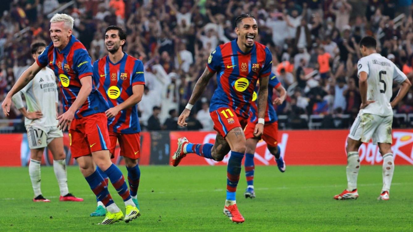¡FC Barcelona supercampeón de España! Raphinha sentencia al Real Madrid ¡FC Barcelona supercampeón de España! Raphinha sentencia al Real Madrid