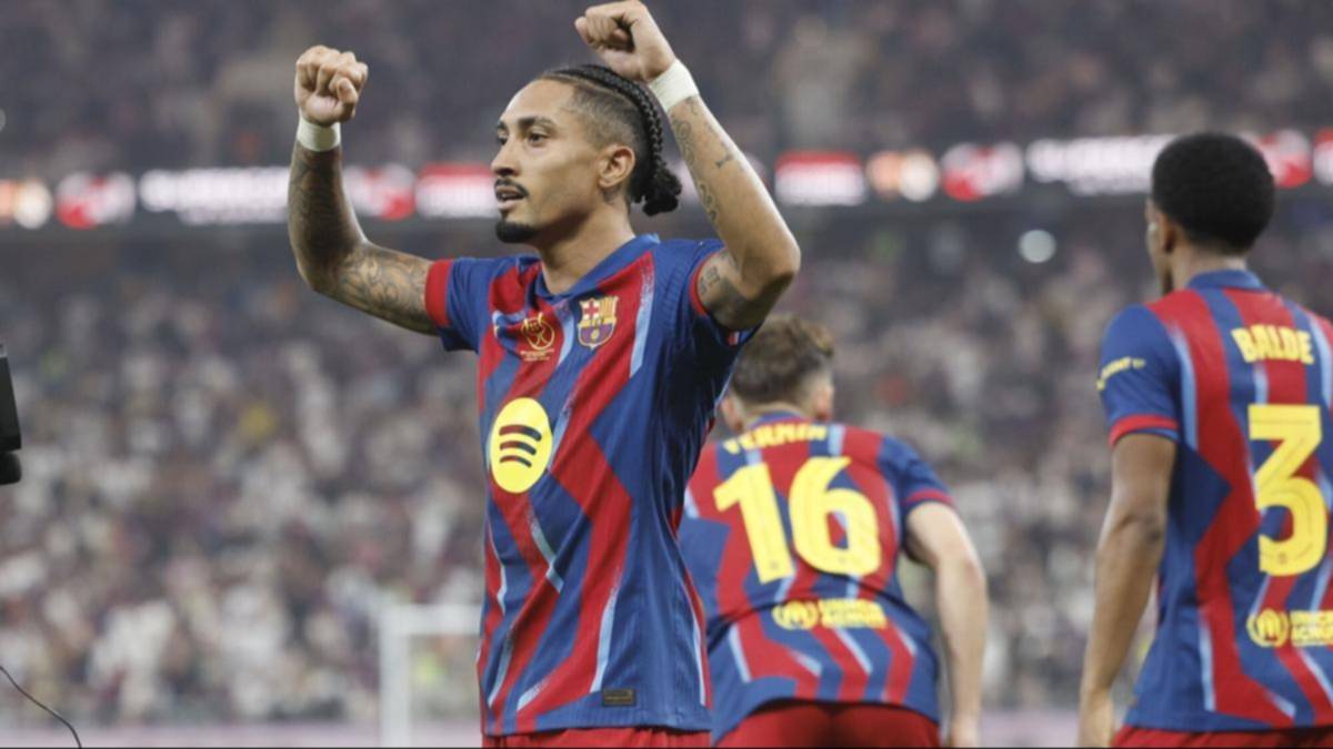 ¡FC Barcelona supercampeón de España! Raphinha sentencia al Real Madrid ¡FC Barcelona supercampeón de España! Raphinha sentencia al Real Madrid