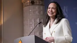 El Papa León XIV recibe en audiencia privada a María Corina Machado en el Vaticano