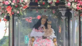 ¡En video! Multitudinaria procesión de la Divina Pastora en Barquisimeto