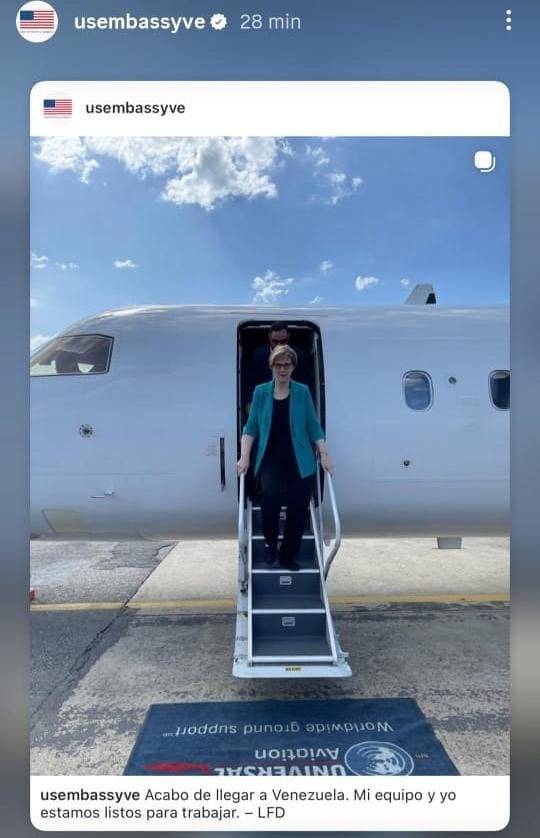 Canciller venezolano recibió a la Jefa diplomática de EEUU en Caracas