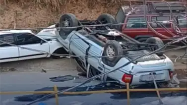 Accidente de tránsito deja tres lesionados en Caricuao: Vehículo perdió el control y se volcó Accidente de tránsito deja tres lesionados en Caricuao: Vehículo perdió el control y se volcó
