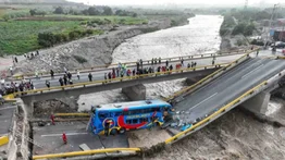 Colapso de un puente en Perú deja dos muertos y 41 heridos: Las víctimas viajaban en un autobús