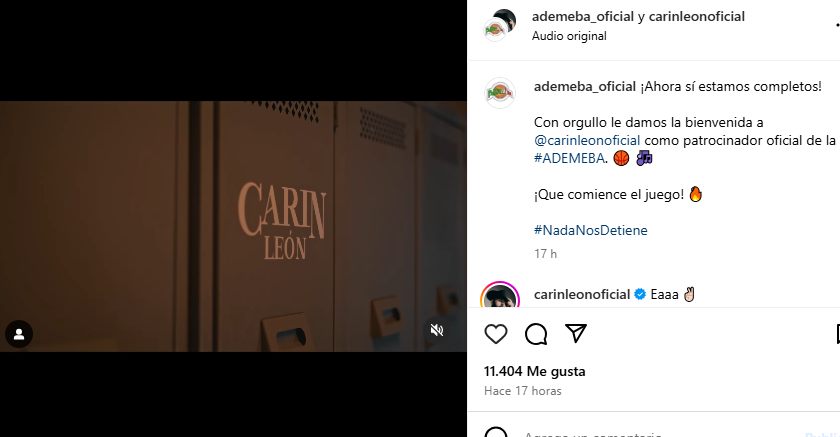 Patrocinador especial: Carín León vestirá a la selección mexicana de baloncesto Patrocinador especial: Carín León vestirá a la selección mexicana de baloncesto