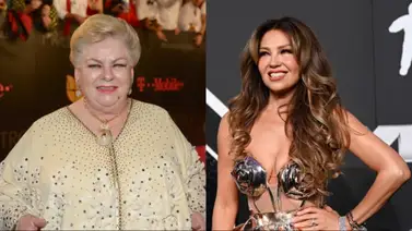 Thalía recuerda cómo fue actuar con Paquita la del Barrio: me puse tremendamente nerviosa Thalía recuerda cómo fue actuar con Paquita la del Barrio: me puse tremendamente nerviosa