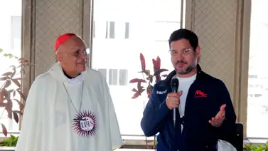 El cardenal Baltazar Porras visita las instalaciones del Bloque DEARMAS El cardenal Baltazar Porras visita las instalaciones del Bloque DEARMAS