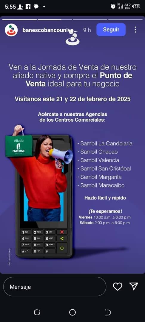Banesco anuncia jornada para la adquisición de puntos de ventas: estarán disponibles en centros comerciales Banesco anuncia jornada para la adquisición de puntos de ventas: estarán disponibles en centros comerciales