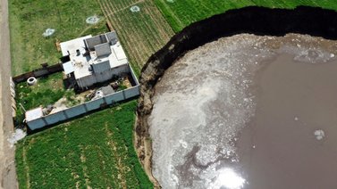 Conoce en qué lugar del mundo sucede más a menudo un socavón y por qué