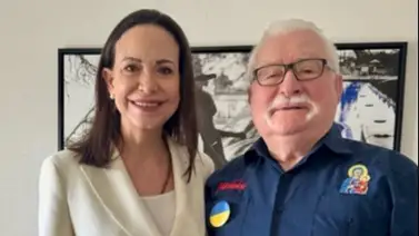María Corina Machado se reúne con expresidente de Polonia, Lech Wałęsa: detalles del encuentro María Corina Machado se reúne con expresidente de Polonia, Lech Wałęsa: detalles del encuentro