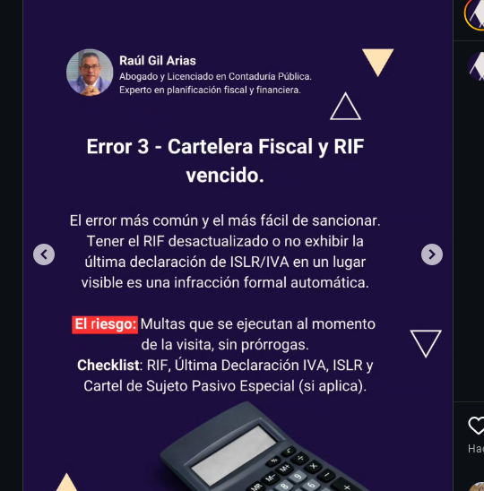 Evita las multas: errores que el Seniat no dejará pasar este 2026