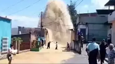 En video: reportan rotura de tubería matriz en Santa Teresa del Tuy En video: reportan rotura de tubería matriz en Santa Teresa del Tuy