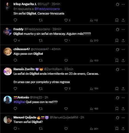 Reportan caída de la plataforma de datos de Digitel este 11 de febrero: esto se sabe