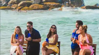 Los animadores de La Tizana se la vieron "color de hormiga" en La Guaira Los animadores de La Tizana se la vieron "color de hormiga" en La Guaira