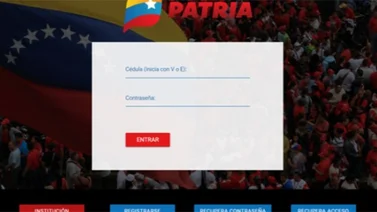 Sistema Patria: Los cuatro servicios básicos que puede pagar en la plataforma