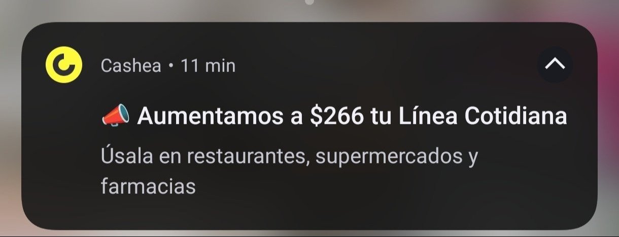 Cashea aumenta la Línea Cotidiana de sus usuarios este 06 de marzo Cashea aumenta la Línea Cotidiana de sus usuarios este 06 de marzo