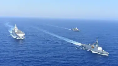 Escalada en el Mediterráneo: El eje París, Atenas y Roma despliega recursos militares Escalada en el Mediterráneo: El eje París, Atenas y Roma despliega recursos militares