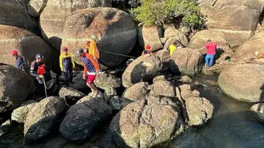 Hallan restos de Salomé Castaño: la niña cayó en aguas del balneario La Culebra Hallan restos de Salomé Castaño: la niña cayó en aguas del balneario La Culebra