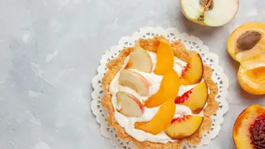 Postre casero y saludable: guía rápida para preparar una deliciosa torta de durazno con pocos ingredientes Postre casero y saludable: guía rápida para preparar una deliciosa torta de durazno con pocos ingredientes