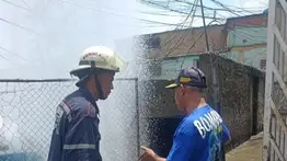 Rotura de tubería matriz en Catia: evacuan a 40 personas