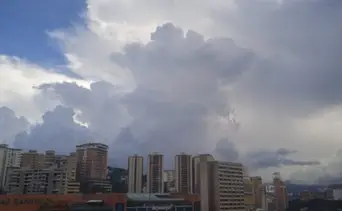 Reporte Inameh: chubascos y descargas eléctricas sobre estos estados en las próximas horas