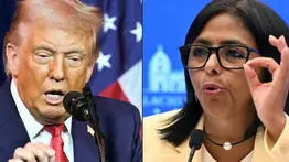 En video: Trump alaba a Delcy Rodríguez ante la crisis en el Estrecho de Ormuz
