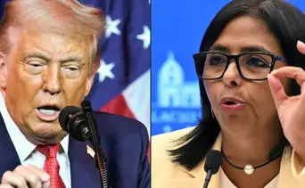 En video: Trump alaba a Delcy Rodríguez ante la crisis en el Estrecho de Ormuz