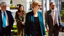 Laura Dogu y senadores estadounidenses llegan al Palacio Federal Legislativo: detalles de la visita