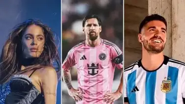 El "trío" que nadie esperaba: Messi y Rodrigo De Paul, las estrellas del nuevo videoclip de Tini El "trío" que nadie esperaba: Messi y Rodrigo De Paul, las estrellas del nuevo videoclip de Tini