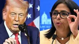 "Nos va muy bien": Trump vuelve a reconocer a Delcy Rodríguez como presidenta de Venezuela