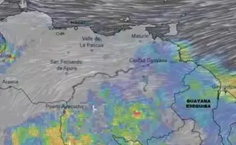 Reporte Inameh: lluvias con actividad eléctrica en estas regiones del país 
