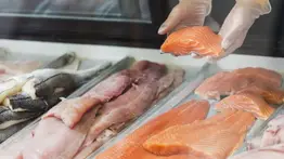 Mercado de Coche venta de pescado